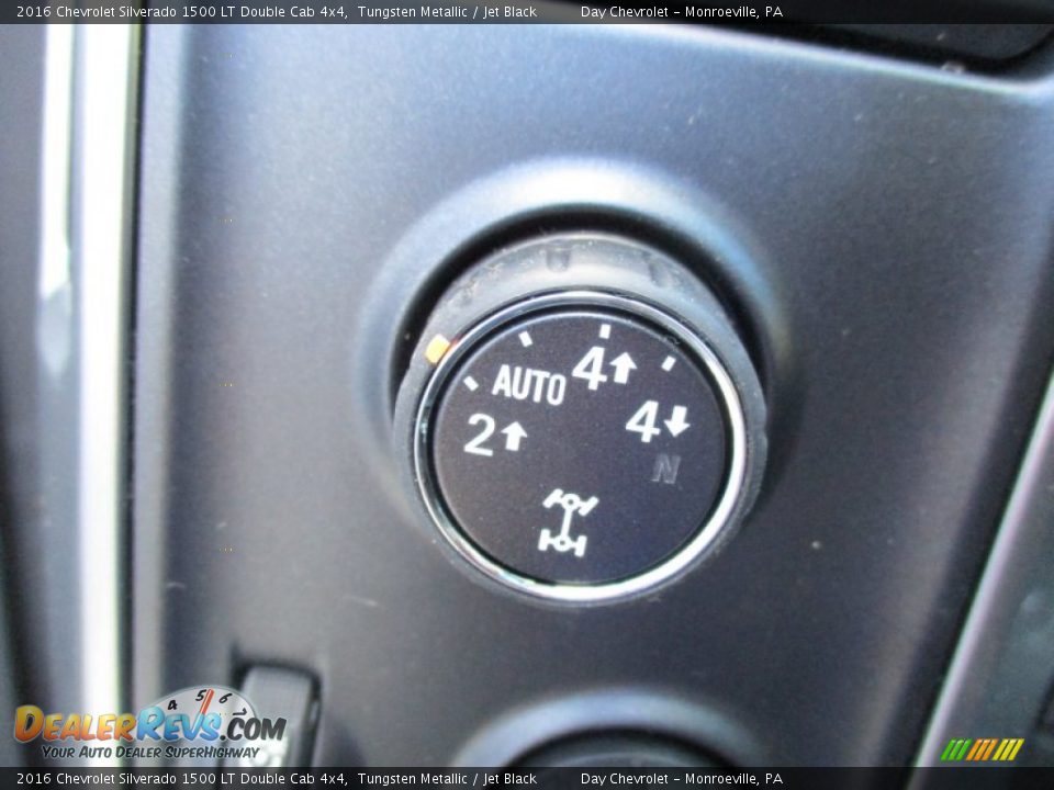 2016 Chevrolet Silverado 1500 LT Double Cab 4x4 Tungsten Metallic / Jet Black Photo #17