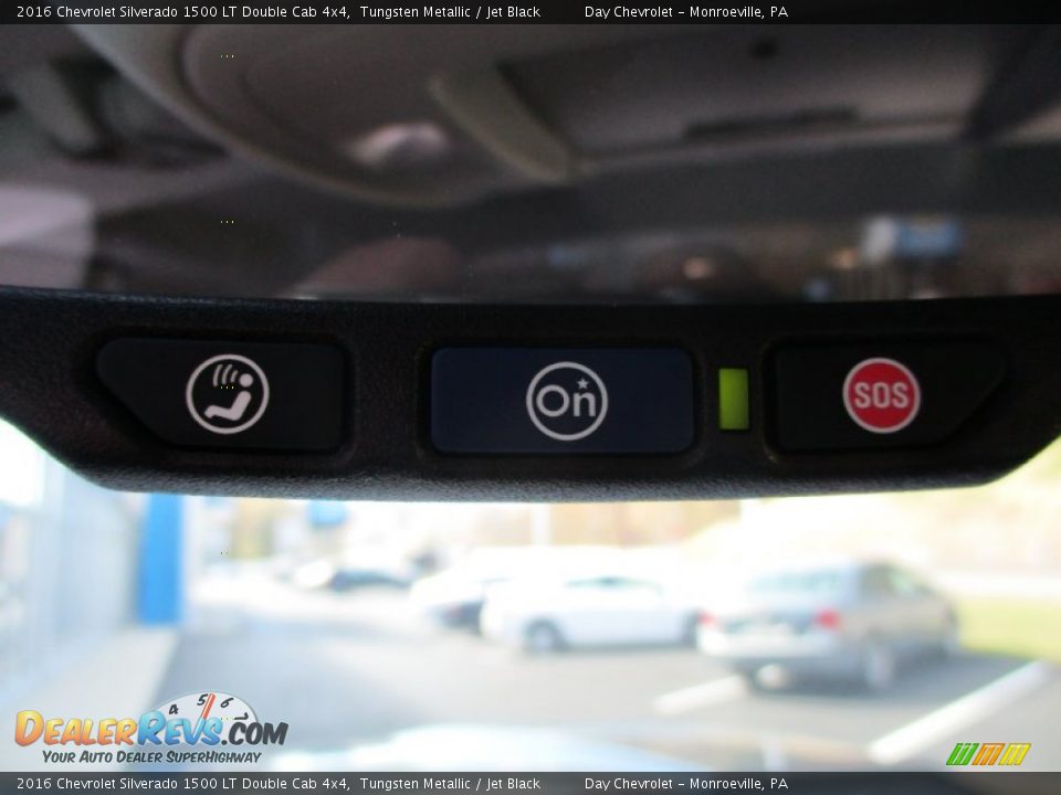 2016 Chevrolet Silverado 1500 LT Double Cab 4x4 Tungsten Metallic / Jet Black Photo #18