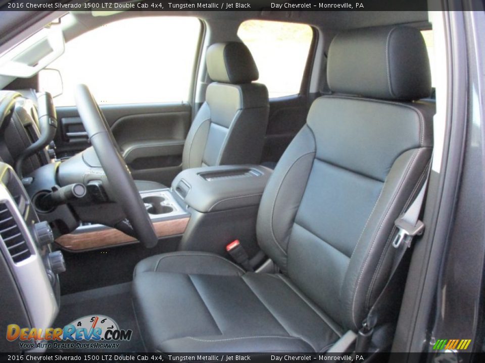 Front Seat of 2016 Chevrolet Silverado 1500 LTZ Double Cab 4x4 Photo #12