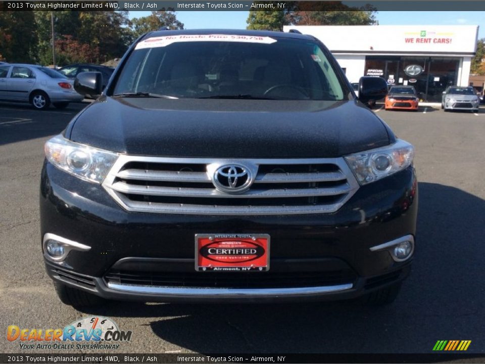 2013 Toyota Highlander Limited 4WD Black / Ash Photo #2