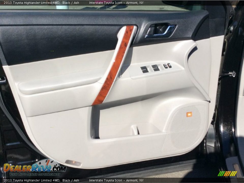 2013 Toyota Highlander Limited 4WD Black / Ash Photo #7