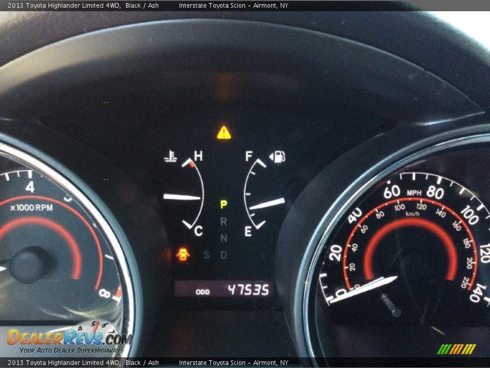 2013 Toyota Highlander Limited 4WD Black / Ash Photo #14