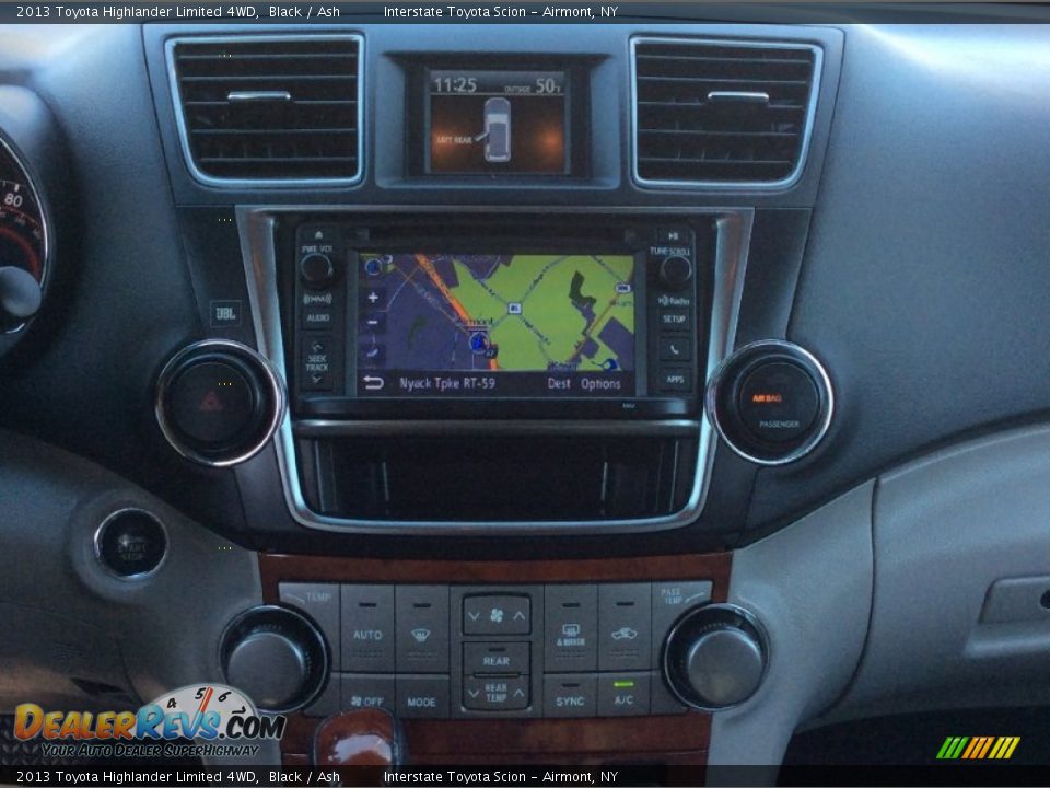 2013 Toyota Highlander Limited 4WD Black / Ash Photo #15
