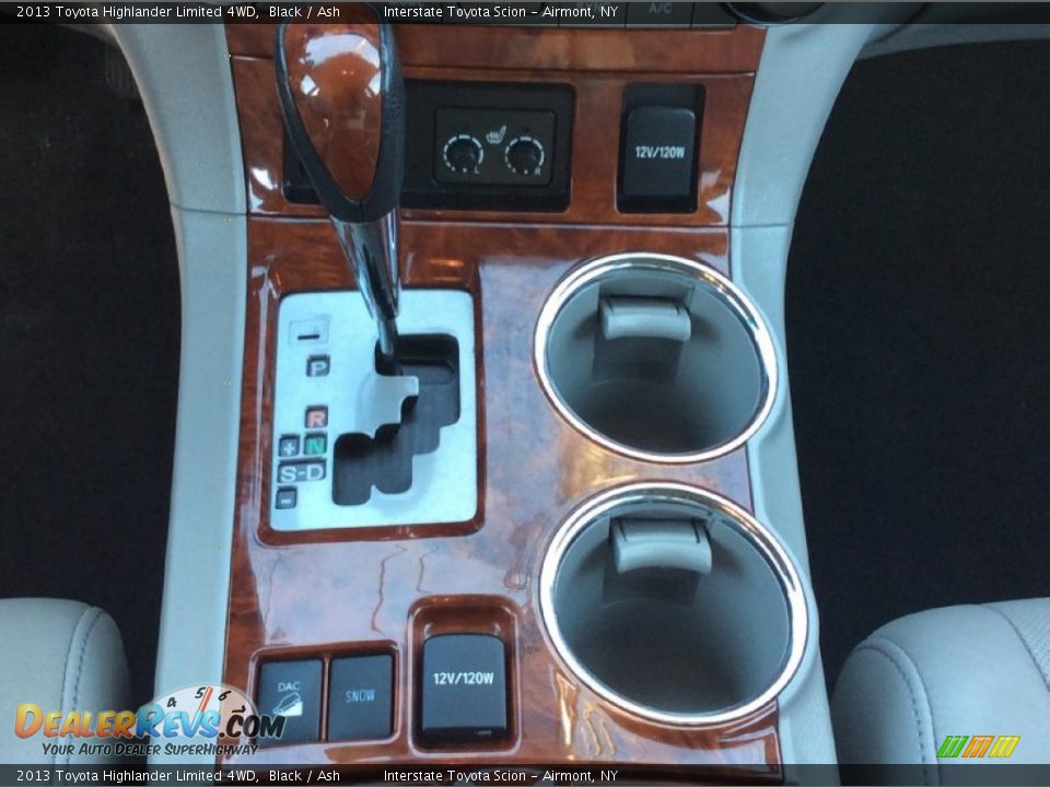 2013 Toyota Highlander Limited 4WD Black / Ash Photo #16