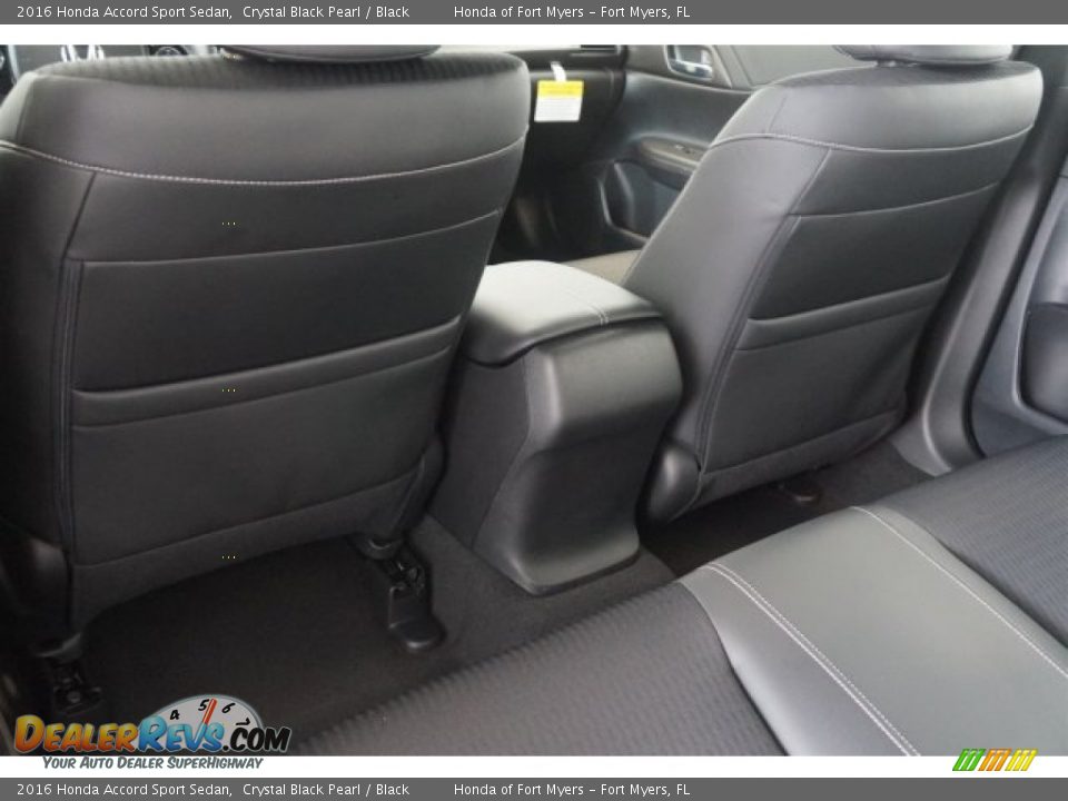 2016 Honda Accord Sport Sedan Crystal Black Pearl / Black Photo #17