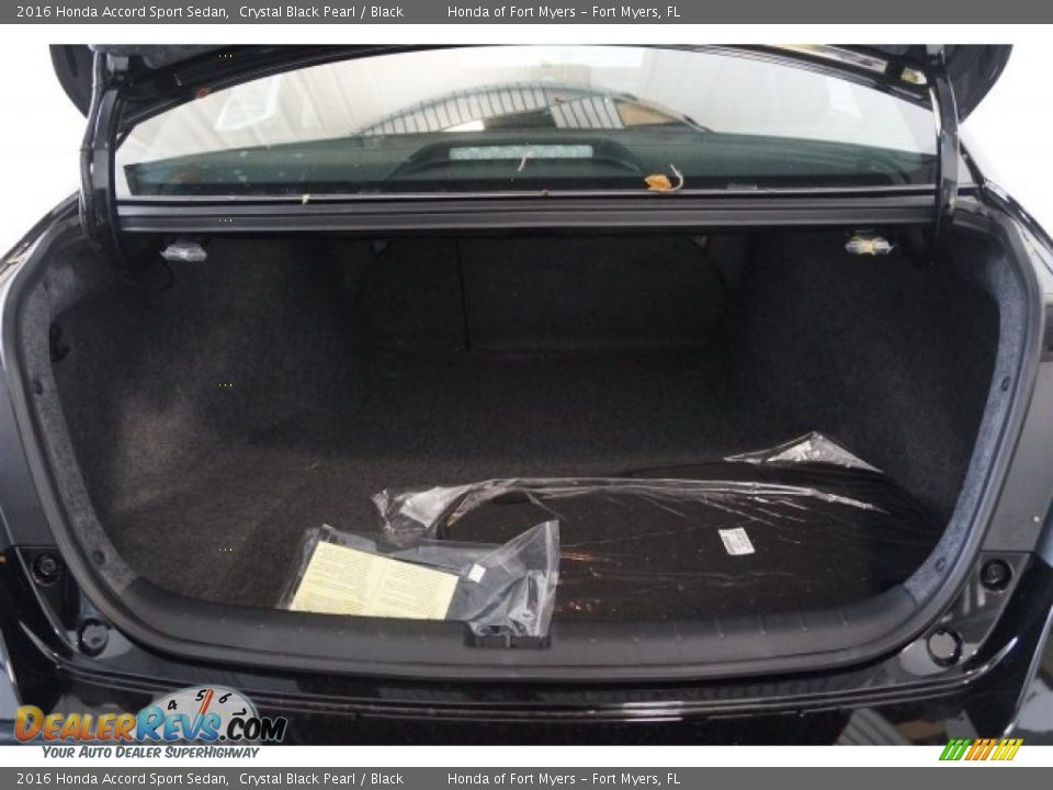 2016 Honda Accord Sport Sedan Crystal Black Pearl / Black Photo #19