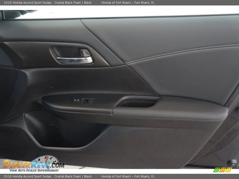 2016 Honda Accord Sport Sedan Crystal Black Pearl / Black Photo #20
