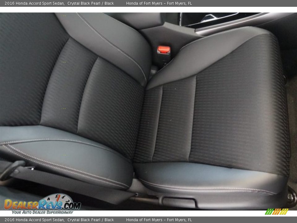 2016 Honda Accord Sport Sedan Crystal Black Pearl / Black Photo #21