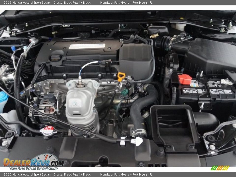 2016 Honda Accord Sport Sedan Crystal Black Pearl / Black Photo #23