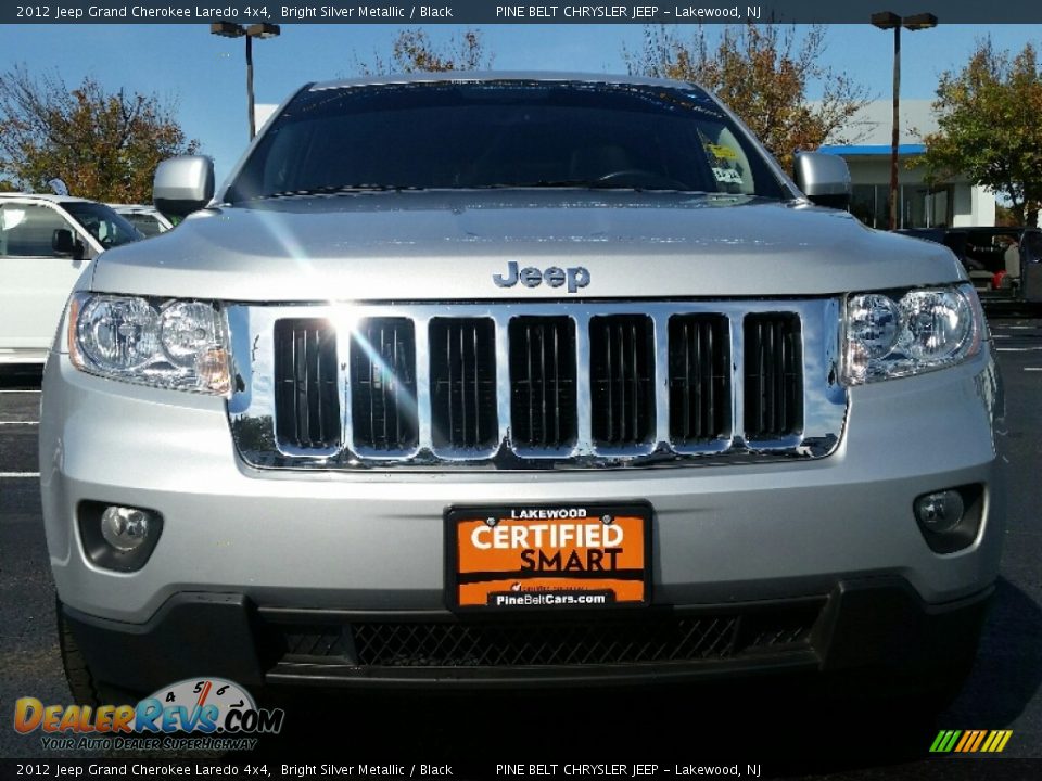 2012 Jeep Grand Cherokee Laredo 4x4 Bright Silver Metallic / Black Photo #2