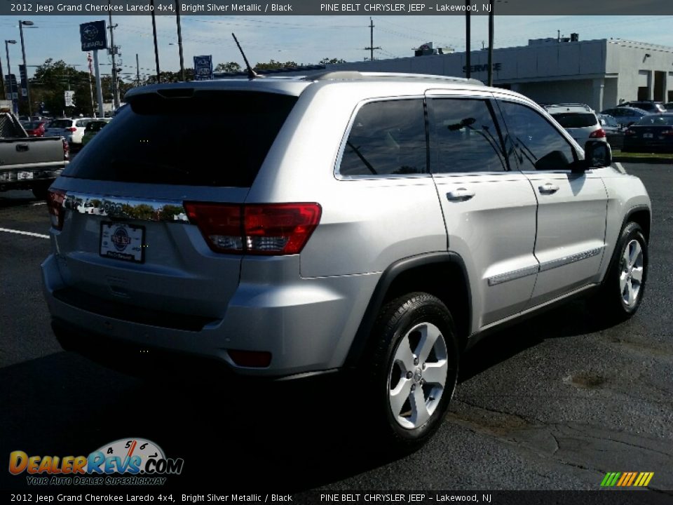 2012 Jeep Grand Cherokee Laredo 4x4 Bright Silver Metallic / Black Photo #7