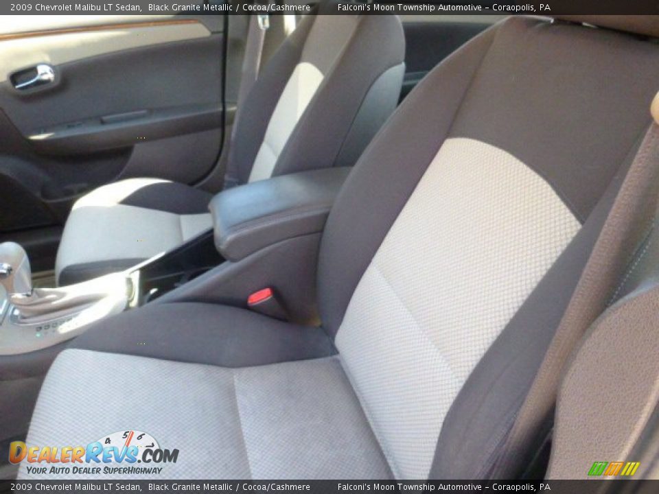 2009 Chevrolet Malibu LT Sedan Black Granite Metallic / Cocoa/Cashmere Photo #2