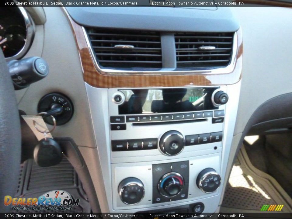 2009 Chevrolet Malibu LT Sedan Black Granite Metallic / Cocoa/Cashmere Photo #3