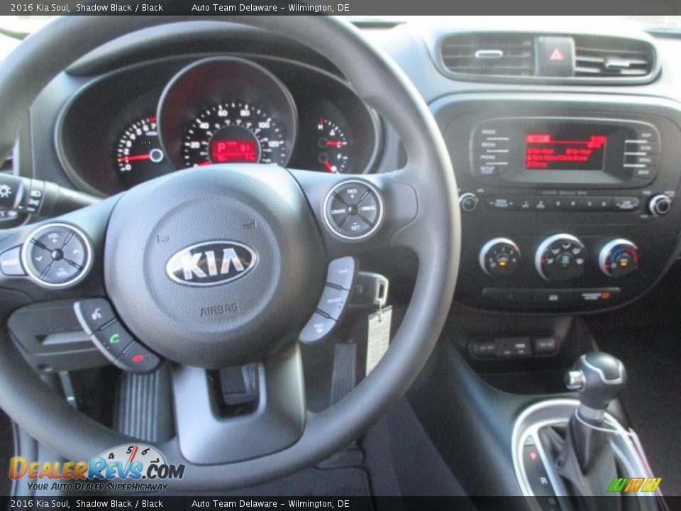 2016 Kia Soul Shadow Black / Black Photo #7