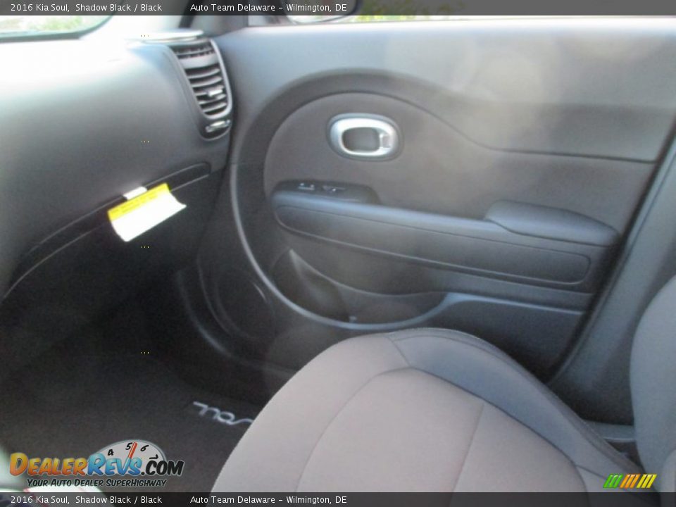 2016 Kia Soul Shadow Black / Black Photo #9