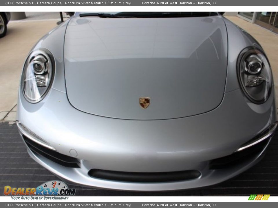 2014 Porsche 911 Carrera Coupe Rhodium Silver Metallic / Platinum Grey Photo #2