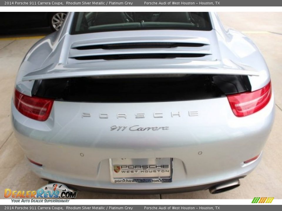 2014 Porsche 911 Carrera Coupe Rhodium Silver Metallic / Platinum Grey Photo #9