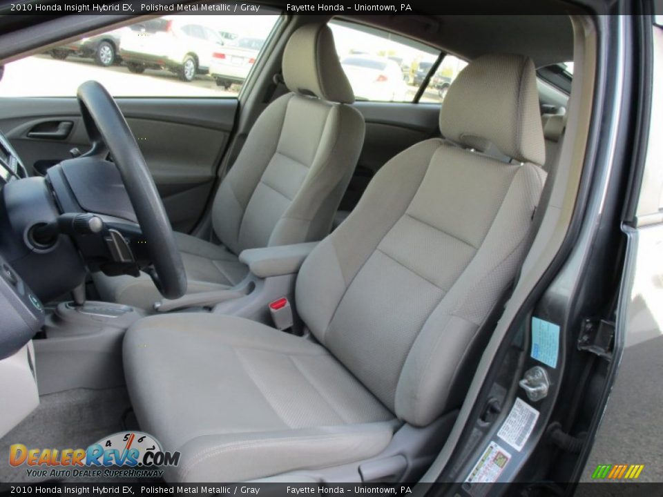 2010 Honda Insight Hybrid EX Polished Metal Metallic / Gray Photo #7