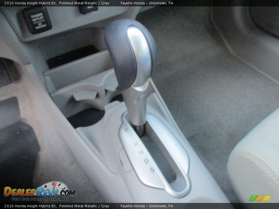 2010 Honda Insight Hybrid EX Polished Metal Metallic / Gray Photo #11