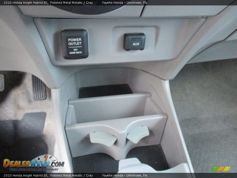 2010 Honda Insight Hybrid EX Polished Metal Metallic / Gray Photo #13