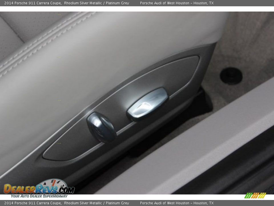 2014 Porsche 911 Carrera Coupe Rhodium Silver Metallic / Platinum Grey Photo #33
