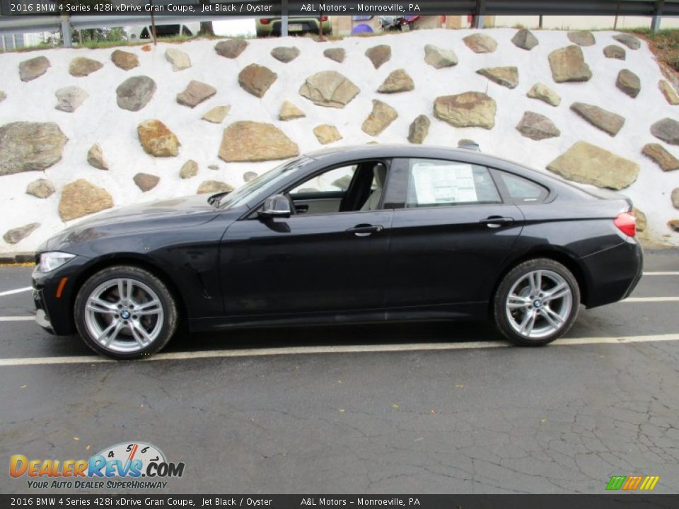 2016 BMW 4 Series 428i xDrive Gran Coupe Jet Black / Oyster Photo #2