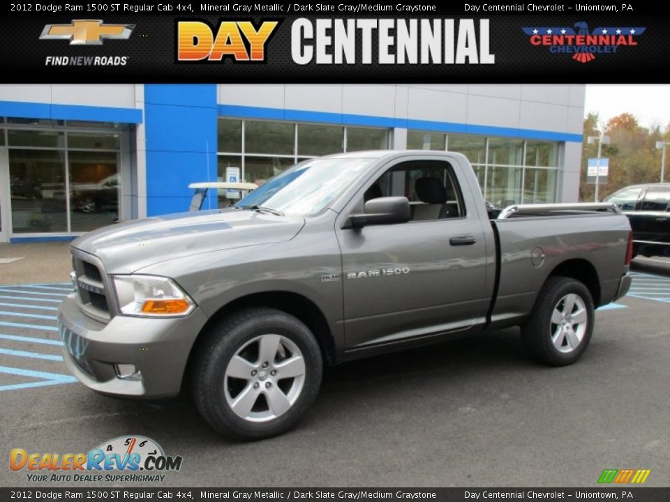 2012 Dodge Ram 1500 ST Regular Cab 4x4 Mineral Gray Metallic / Dark Slate Gray/Medium Graystone Photo #1