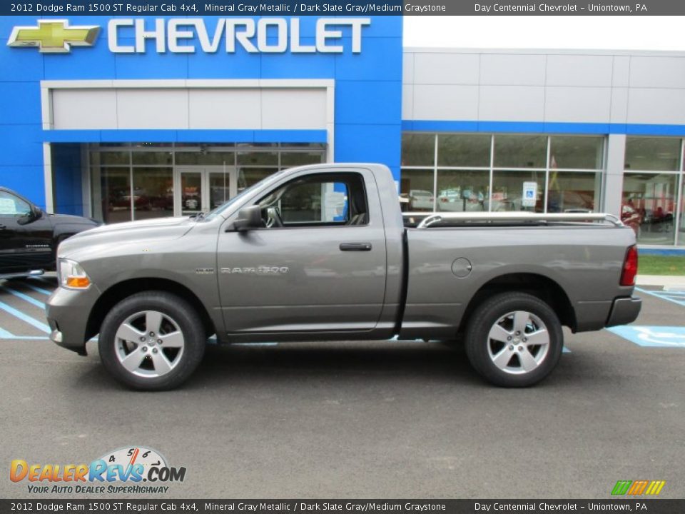 2012 Dodge Ram 1500 ST Regular Cab 4x4 Mineral Gray Metallic / Dark Slate Gray/Medium Graystone Photo #2