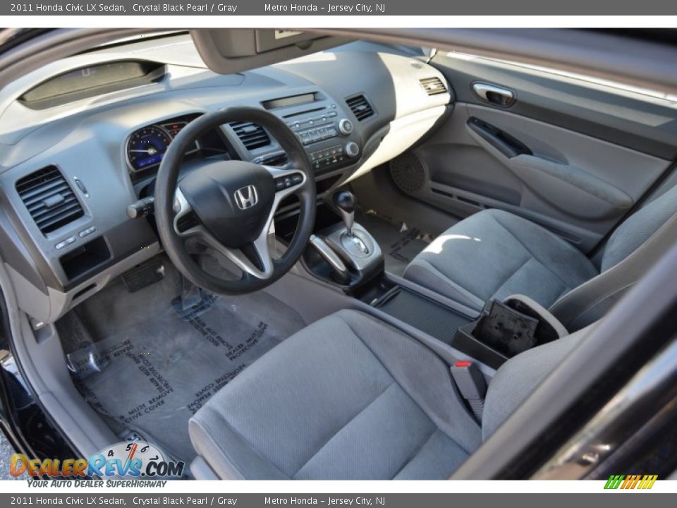 Gray Interior - 2011 Honda Civic LX Sedan Photo #9
