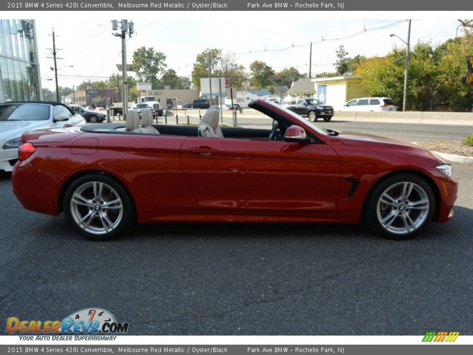 2015 BMW 4 Series 428i Convertible Melbourne Red Metallic / Oyster/Black Photo #3