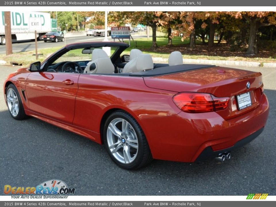 2015 BMW 4 Series 428i Convertible Melbourne Red Metallic / Oyster/Black Photo #4