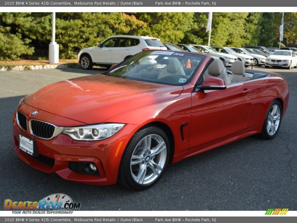 2015 BMW 4 Series 428i Convertible Melbourne Red Metallic / Oyster/Black Photo #6