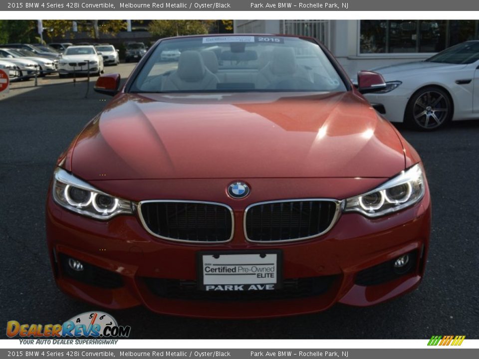 2015 BMW 4 Series 428i Convertible Melbourne Red Metallic / Oyster/Black Photo #7