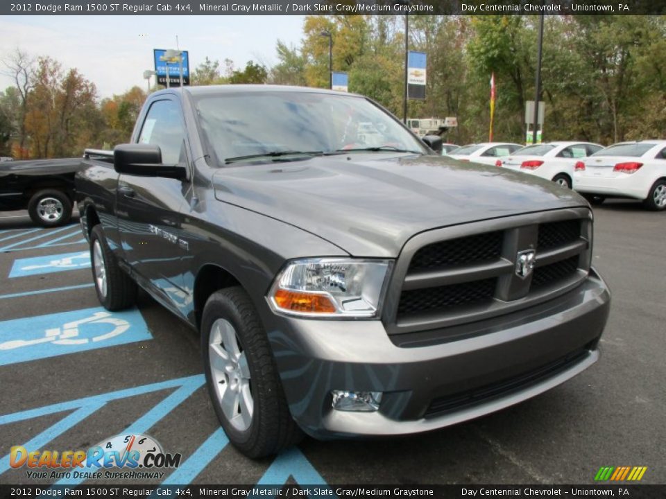 2012 Dodge Ram 1500 ST Regular Cab 4x4 Mineral Gray Metallic / Dark Slate Gray/Medium Graystone Photo #14