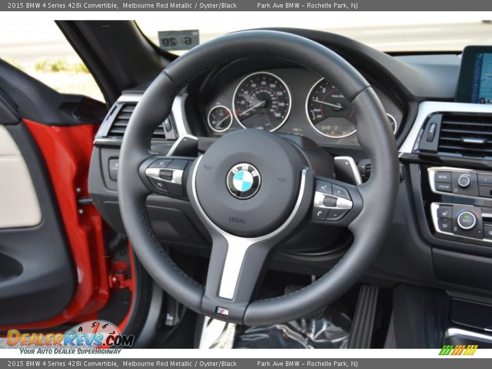 2015 BMW 4 Series 428i Convertible Melbourne Red Metallic / Oyster/Black Photo #14