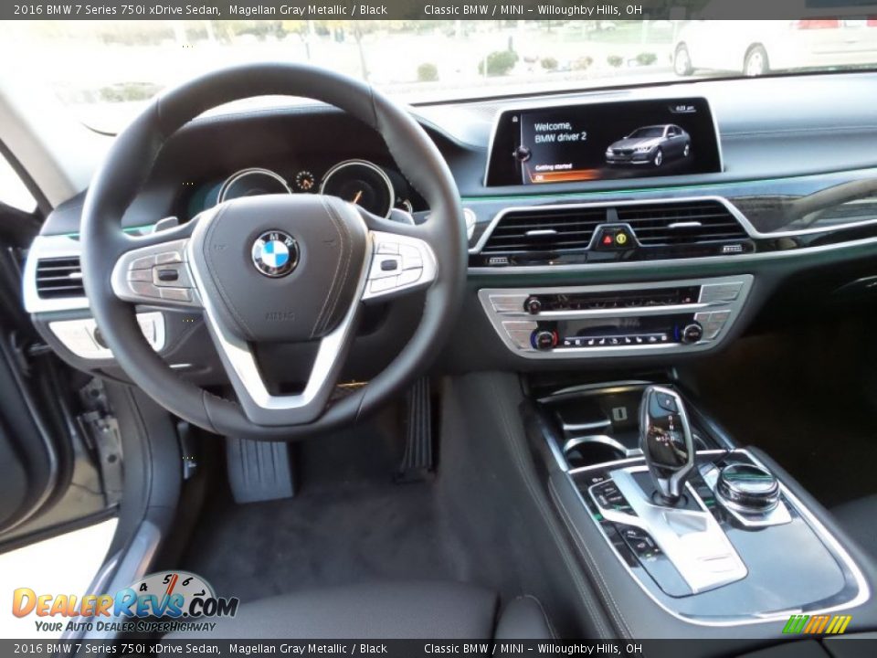 Dashboard of 2016 BMW 7 Series 750i xDrive Sedan Photo #7