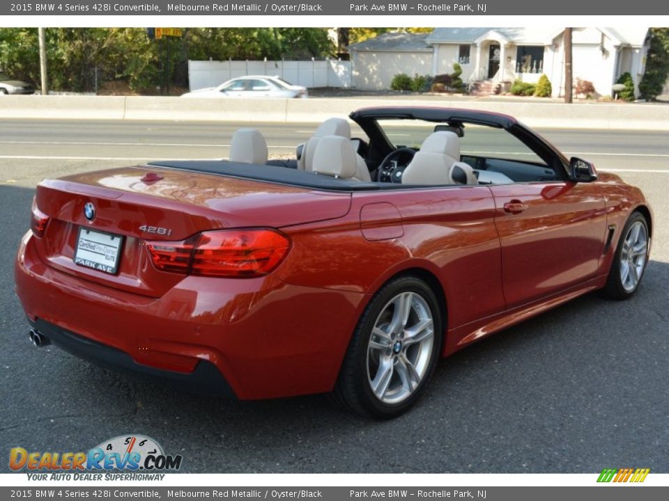 2015 BMW 4 Series 428i Convertible Melbourne Red Metallic / Oyster/Black Photo #33