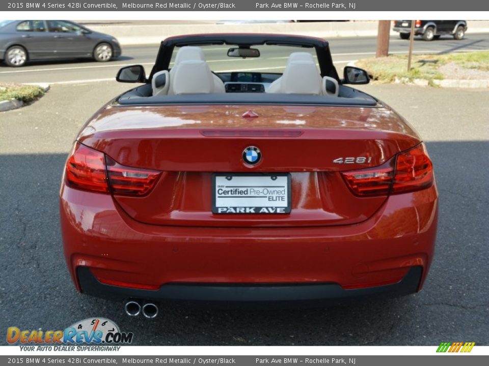 2015 BMW 4 Series 428i Convertible Melbourne Red Metallic / Oyster/Black Photo #34