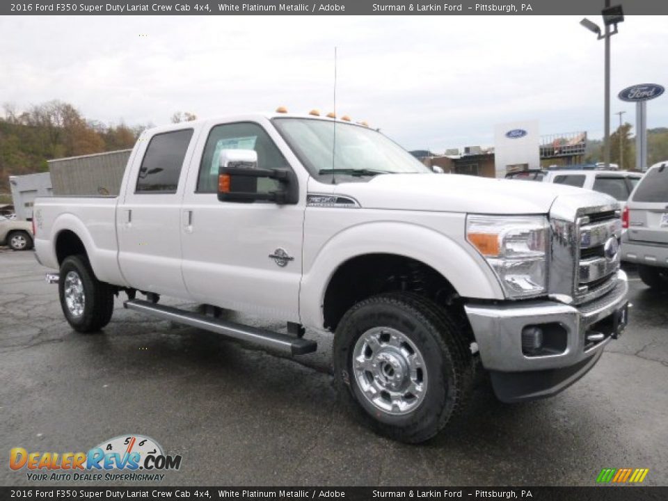 Front 3/4 View of 2016 Ford F350 Super Duty Lariat Crew Cab 4x4 Photo #1