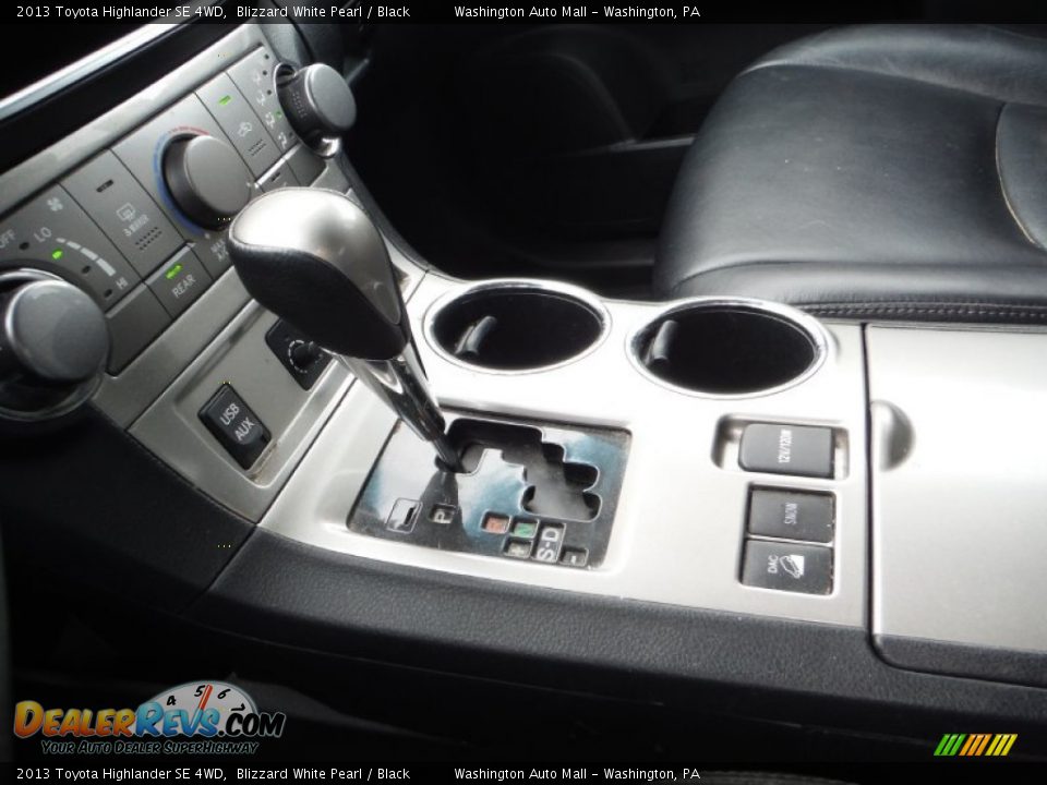 2013 Toyota Highlander SE 4WD Blizzard White Pearl / Black Photo #19