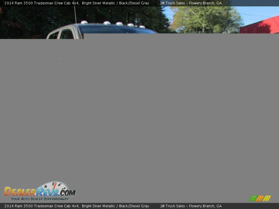 2014 Ram 3500 Tradesman Crew Cab 4x4 Bright Silver Metallic / Black/Diesel Gray Photo #5