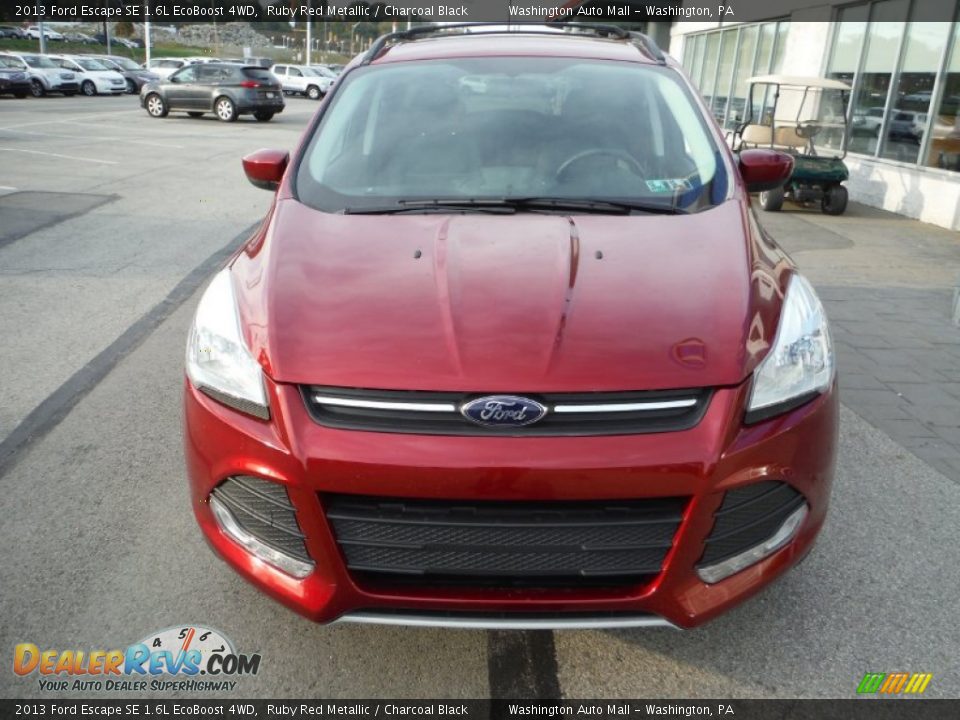 2013 Ford Escape SE 1.6L EcoBoost 4WD Ruby Red Metallic / Charcoal Black Photo #4