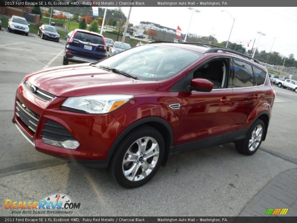2013 Ford Escape SE 1.6L EcoBoost 4WD Ruby Red Metallic / Charcoal Black Photo #5