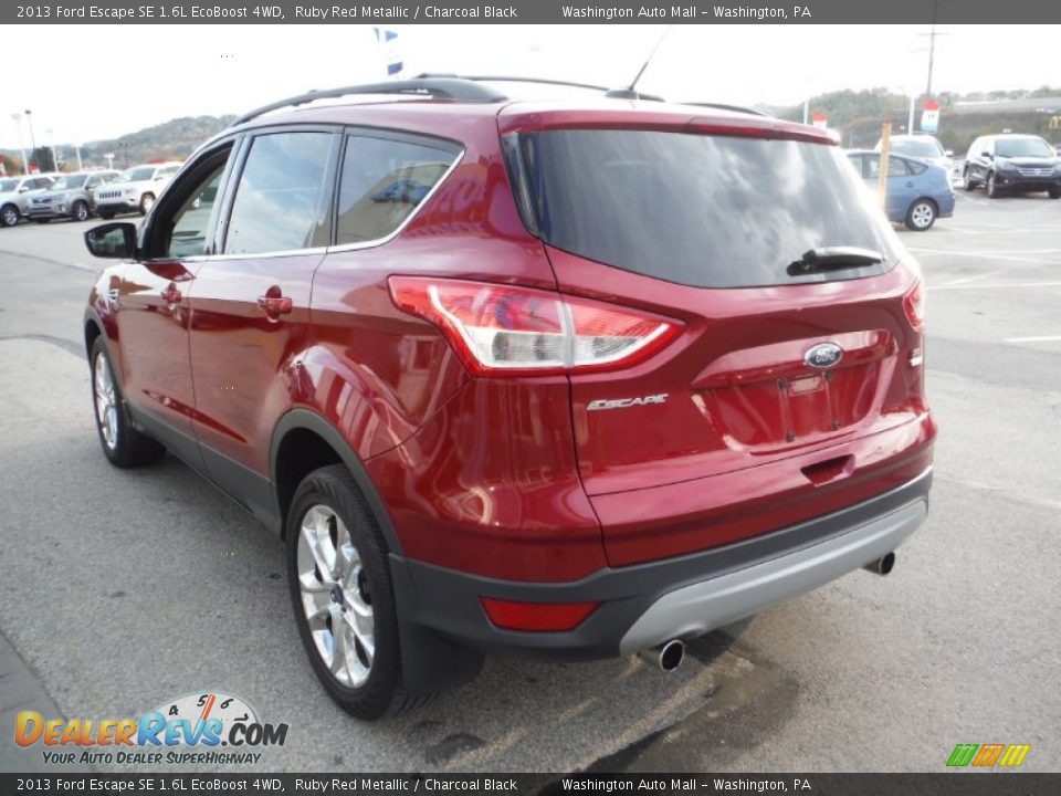 2013 Ford Escape SE 1.6L EcoBoost 4WD Ruby Red Metallic / Charcoal Black Photo #7