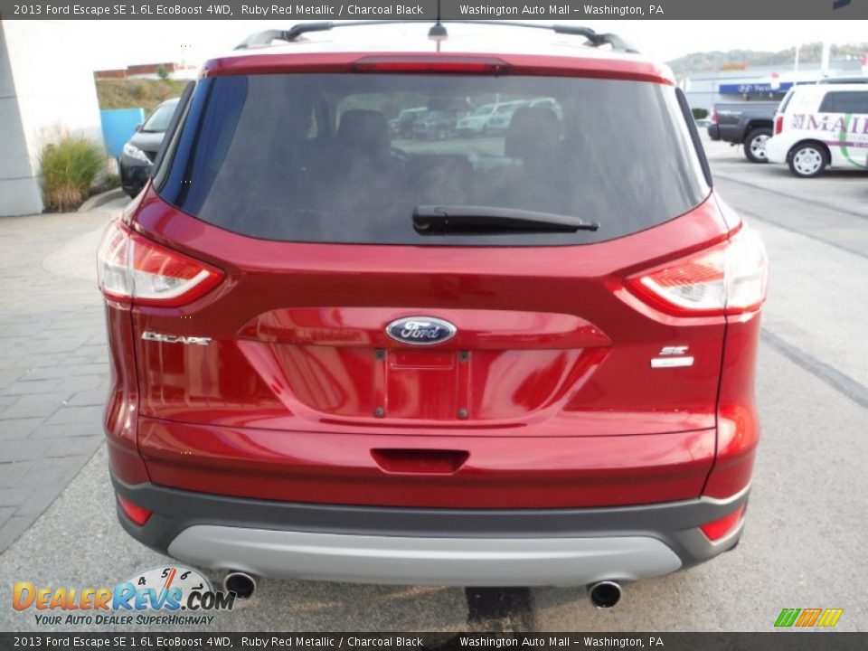 2013 Ford Escape SE 1.6L EcoBoost 4WD Ruby Red Metallic / Charcoal Black Photo #8