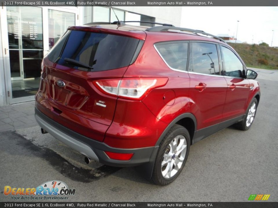 2013 Ford Escape SE 1.6L EcoBoost 4WD Ruby Red Metallic / Charcoal Black Photo #9