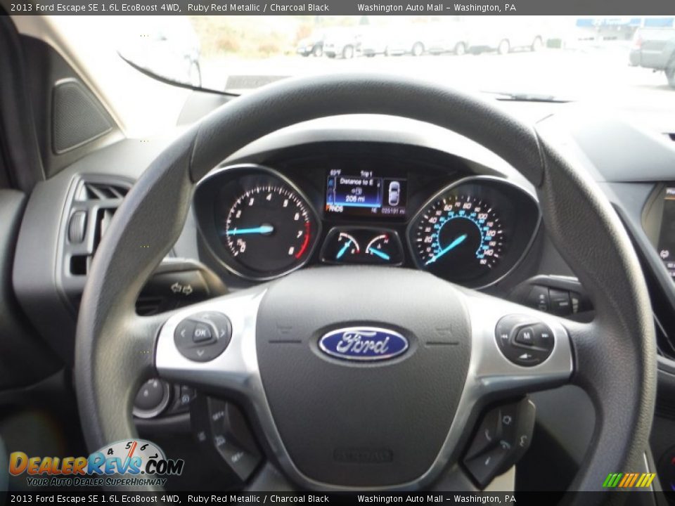 2013 Ford Escape SE 1.6L EcoBoost 4WD Ruby Red Metallic / Charcoal Black Photo #18