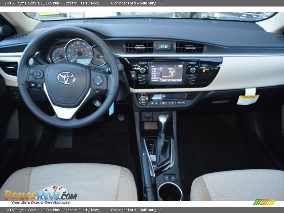 2016 Toyota Corolla LE Eco Plus Blizzard Pearl / Ivory Photo #9