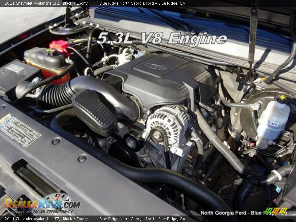 2011 Chevrolet Avalanche LTZ Black / Ebony Photo #10