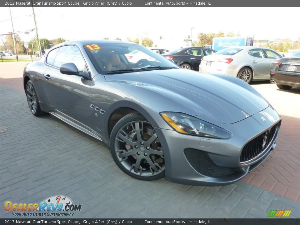 2013 Maserati GranTurismo Sport Coupe Grigio Alfieri (Grey) / Cuoio Photo #1